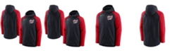 Nike Men's Navy, Red Washington Nationals Authentic Collection Full-Zip Hoodie Performance Jacket